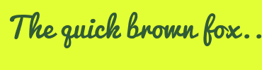 Image with Font Color 315C36 and Background Color E2FF35